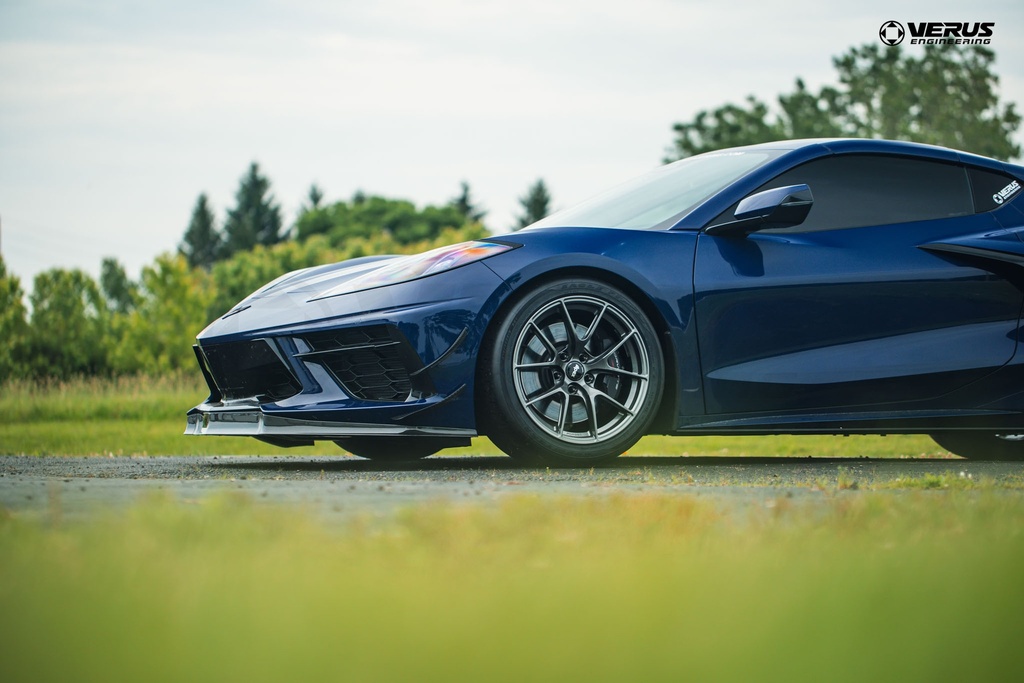 Carbon Front Air Dam - Corvette Stingray (C8) | Verus Engineering